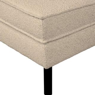 mutoni Tabouret Rodéo Bouclé beige  