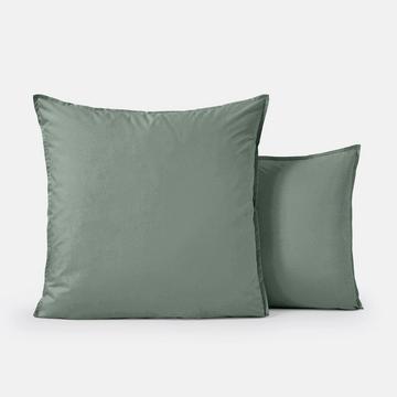 Taie d'oreiller unie percale de coton bio Scenario
