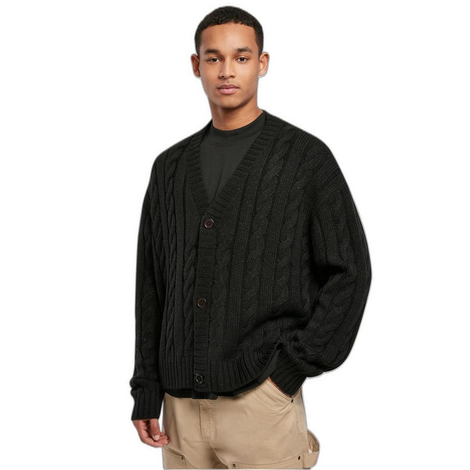 URBAN CLASSICS Cardigan Boxy à Mailles Torsadées  