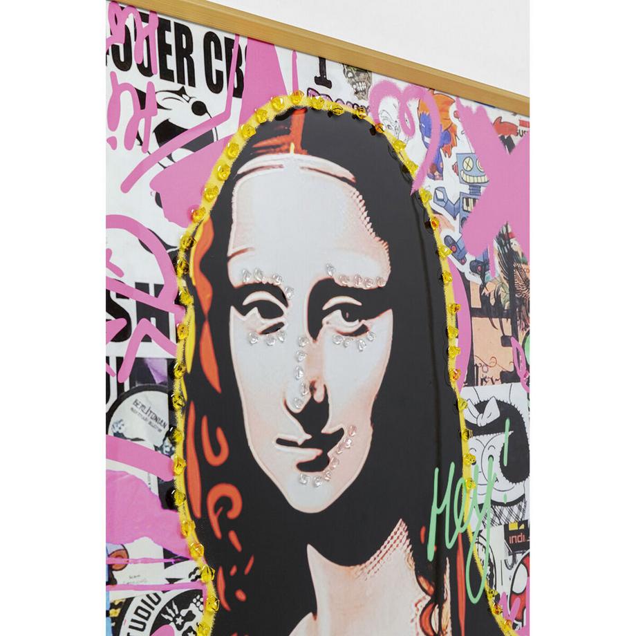 KARE Design Gerahmtes Bild La Viva Woman 100x100  