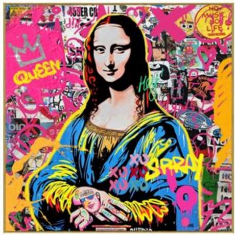 KARE Design Gerahmtes Bild La Viva Woman 100x100  