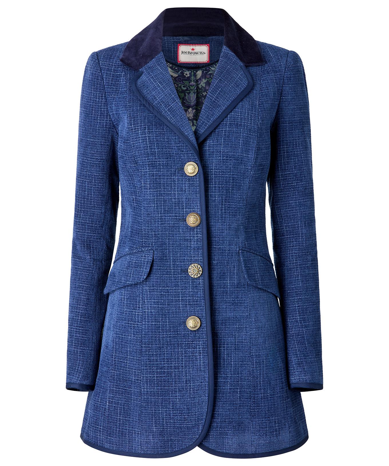 Joe Browns Klassische lange Marinejacke  