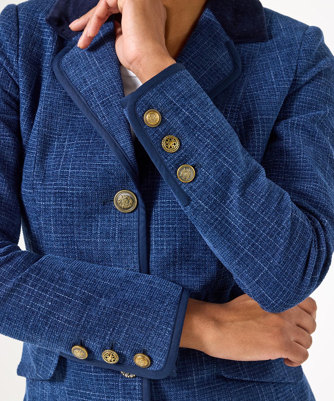 Joe Browns Klassische lange Marinejacke  