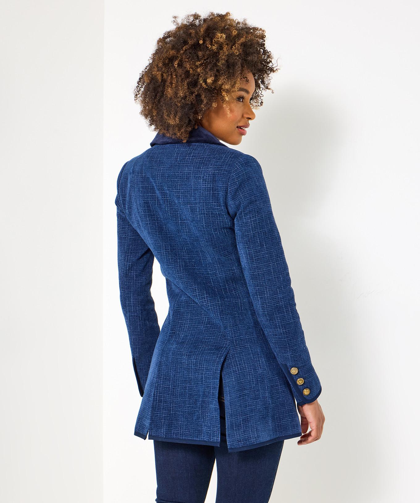 Joe Browns Klassische lange Marinejacke  