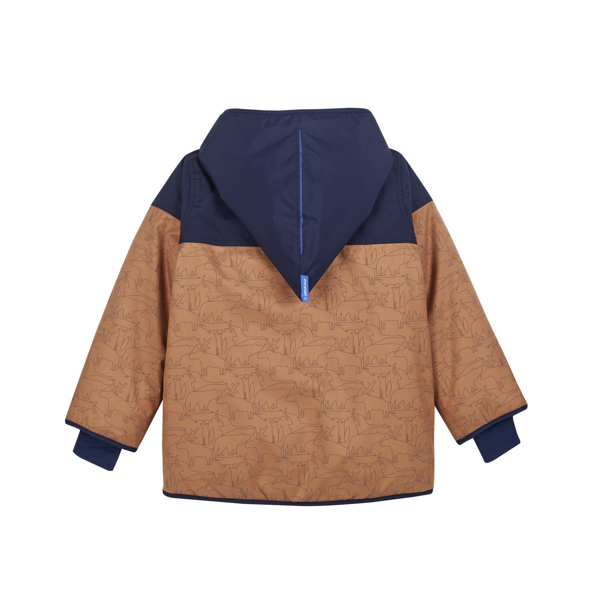 Finkid  reflektierende Winterjacke Koira Ice almond/navy 