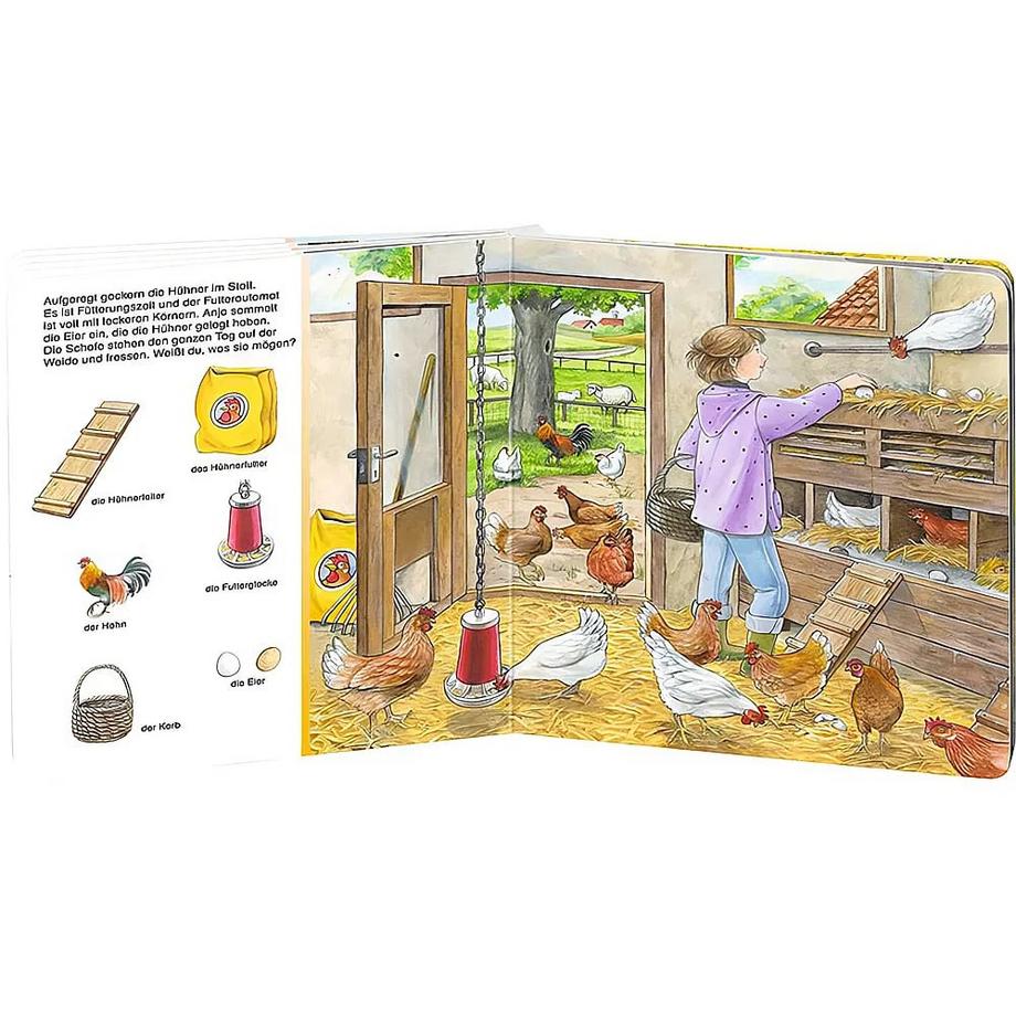 Sachen suchen: Auf dem Bauernhof - Wimmelbuch ab 2 Jahren Gernhäuser, Susanne; Suess, Anne (Illustrationen) Gebundene Ausgabe 