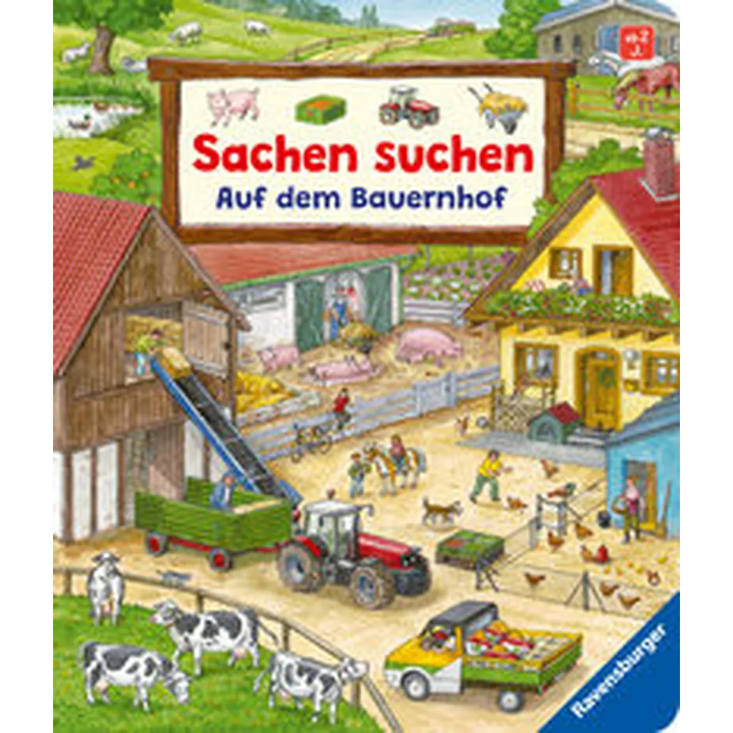 Ravensburger - Sachen suchen: Auf dem Bauernhof Wimmelbuch ab 2 Jahren, Gernhäuser, Susanne; Suess, Anne (Illustrationen)