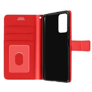 Avizar  Custodia a libro Redmi Note 10 Pro rossa 