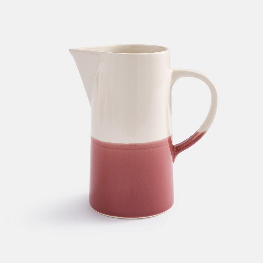Carafe bicolore céramique