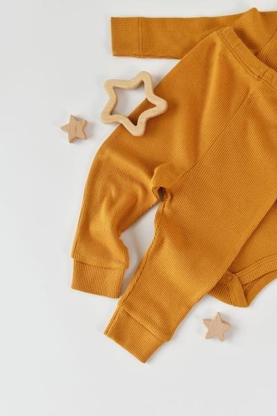 BabyCosy Organic  Set, Hose, Body langarm, Mütze 