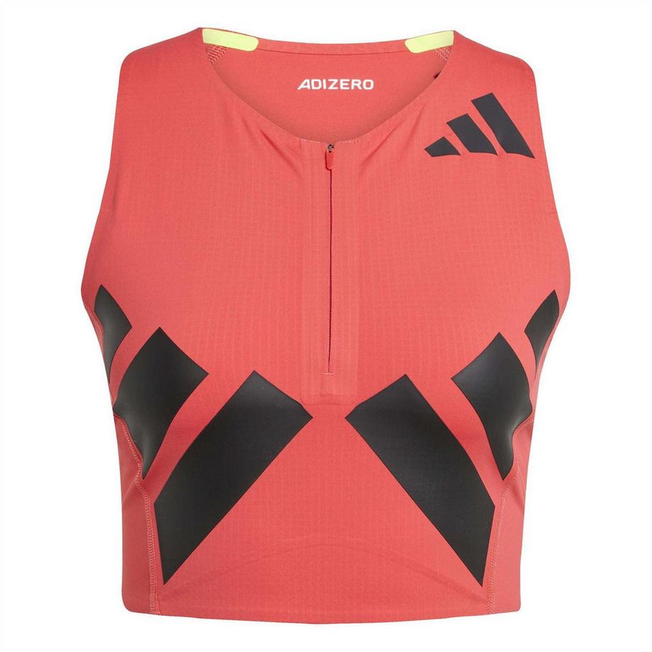 Adizero Canotta 3 Strisce Ritagliata Senza Maniche