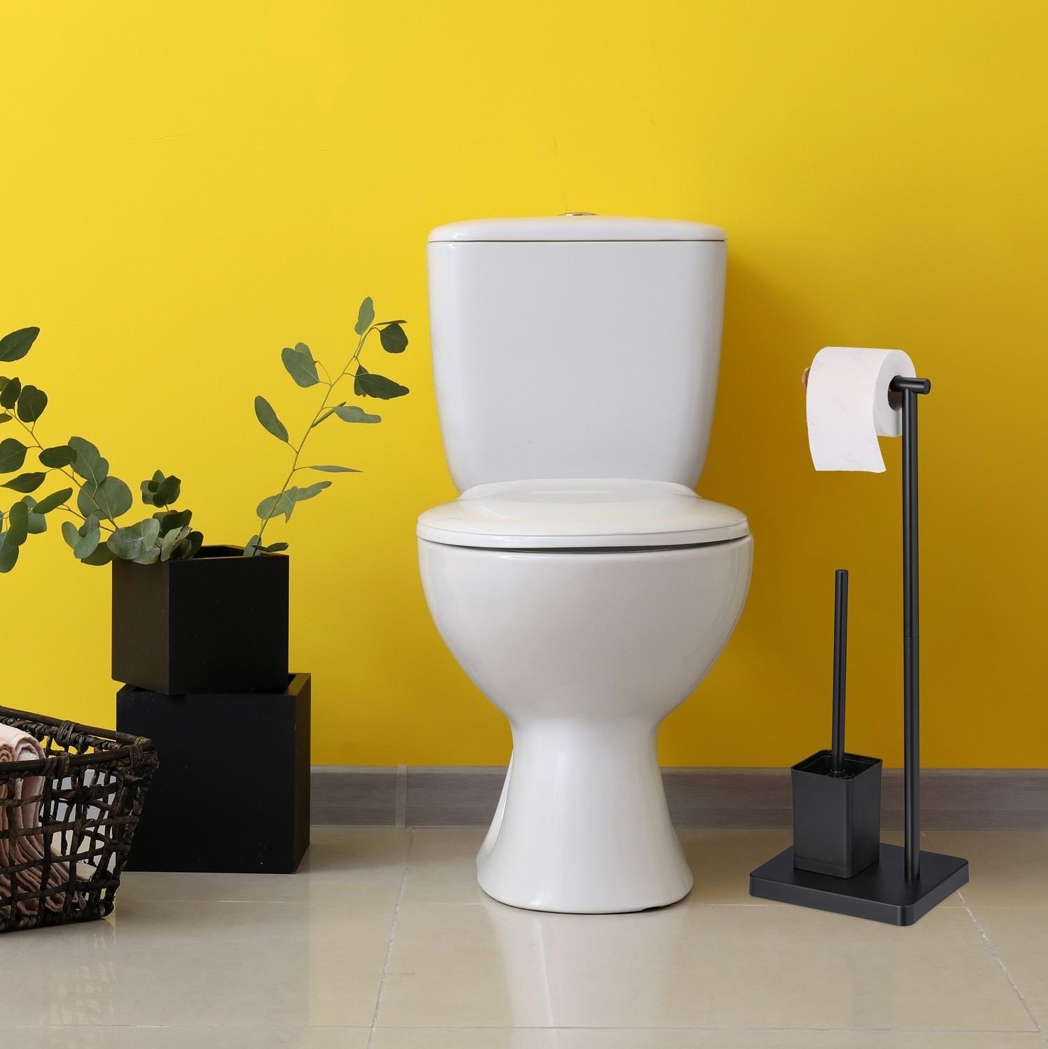 B2X WC-Garnitur mit 2 Ersatzbürstenköpfen  