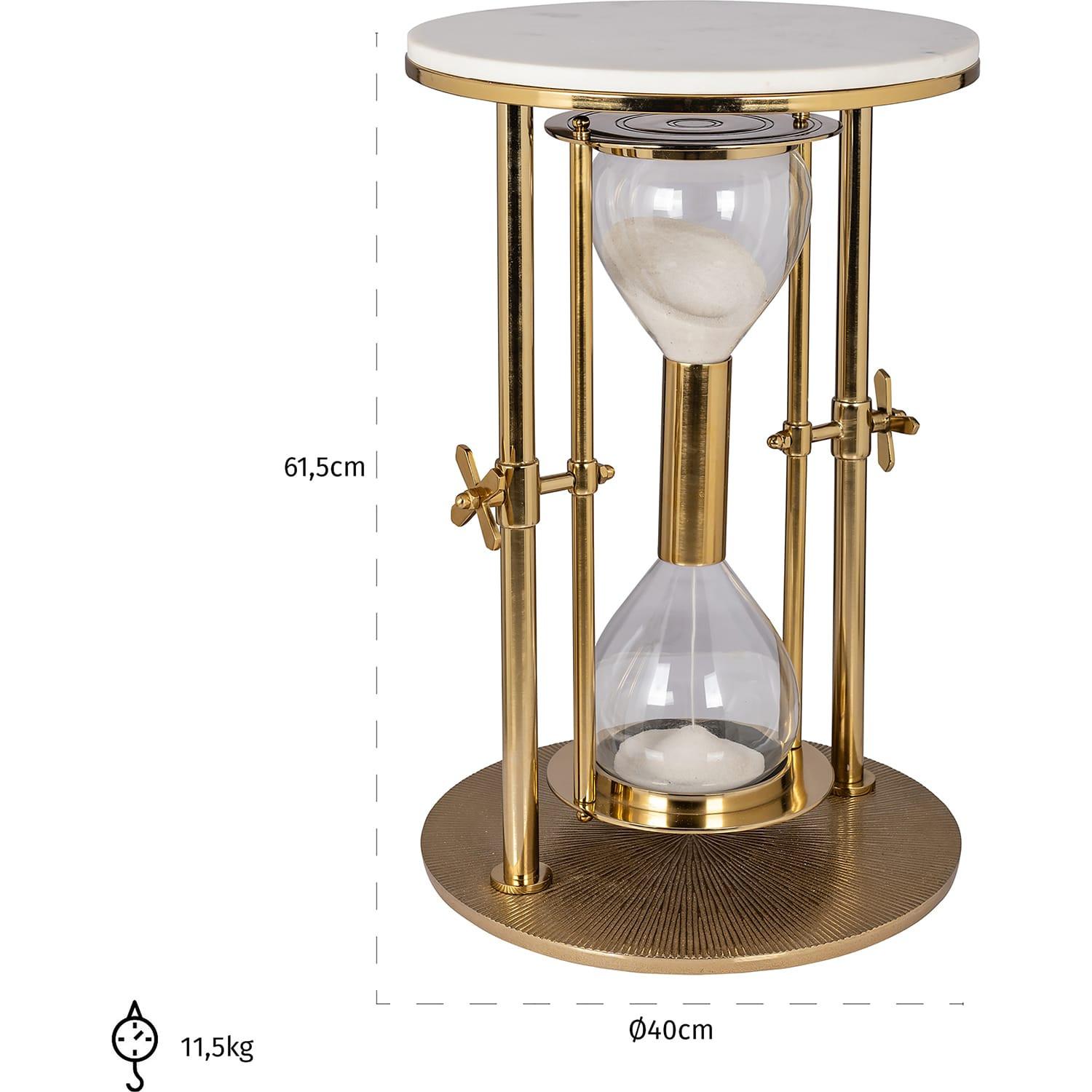 mutoni Table d'appoint Tempus marbre 40X62  