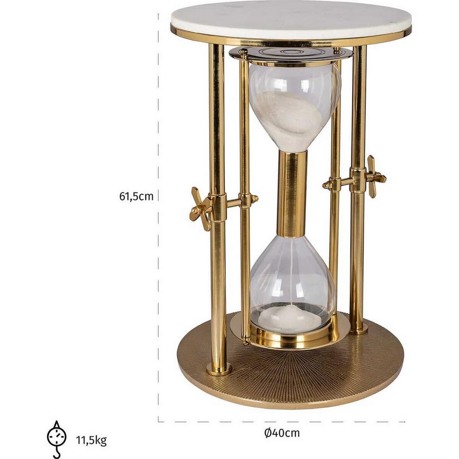 mutoni Table d'appoint Tempus Marbre 40X62  