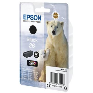EPSON  Polar bear Singlepack Black 26 Claria Premium Ink 