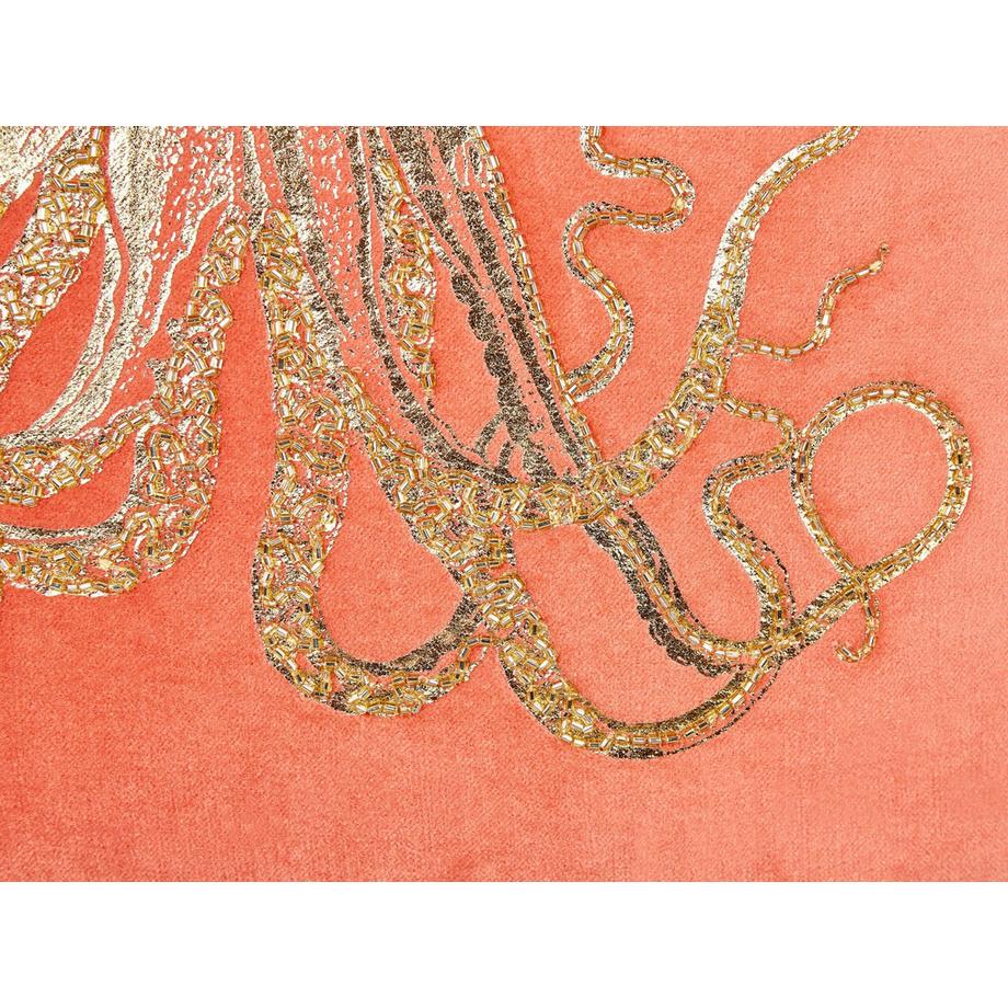 Beliani Coussin en Velours Moderne LAMINARIA  