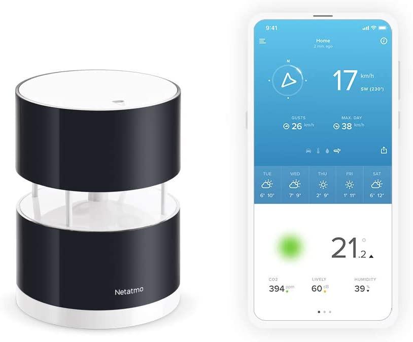 NETATMO Station météo intelligente paquet complet, protection incluse  