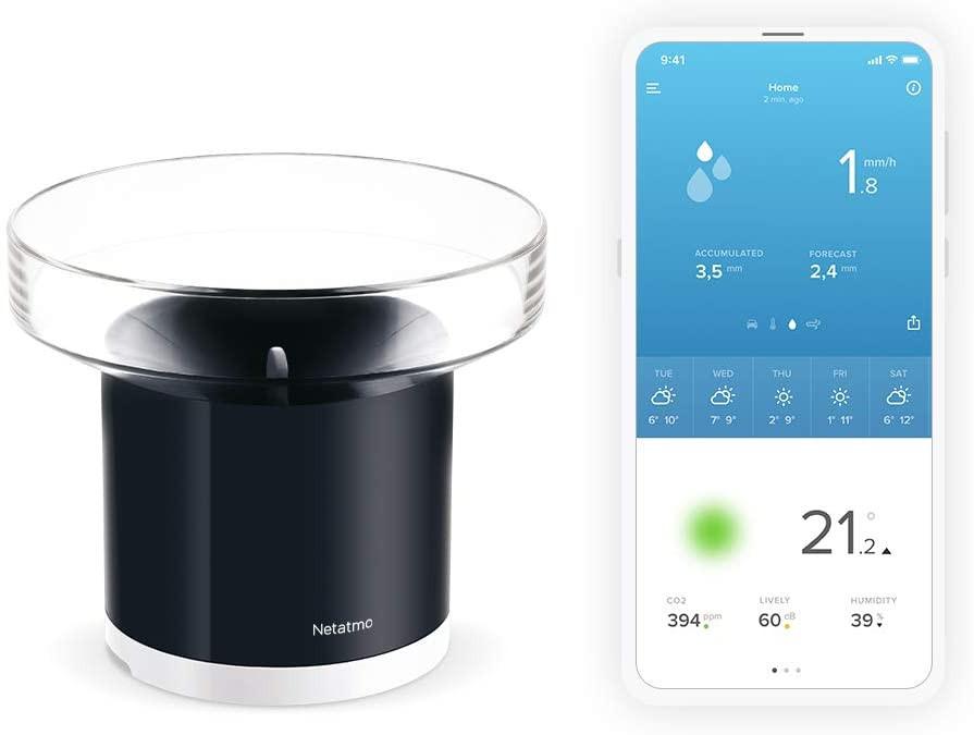 NETATMO Station météo intelligente paquet complet, protection incluse  