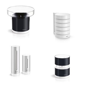 Stazione meteorologica intelligente pacchetto completo con protezione