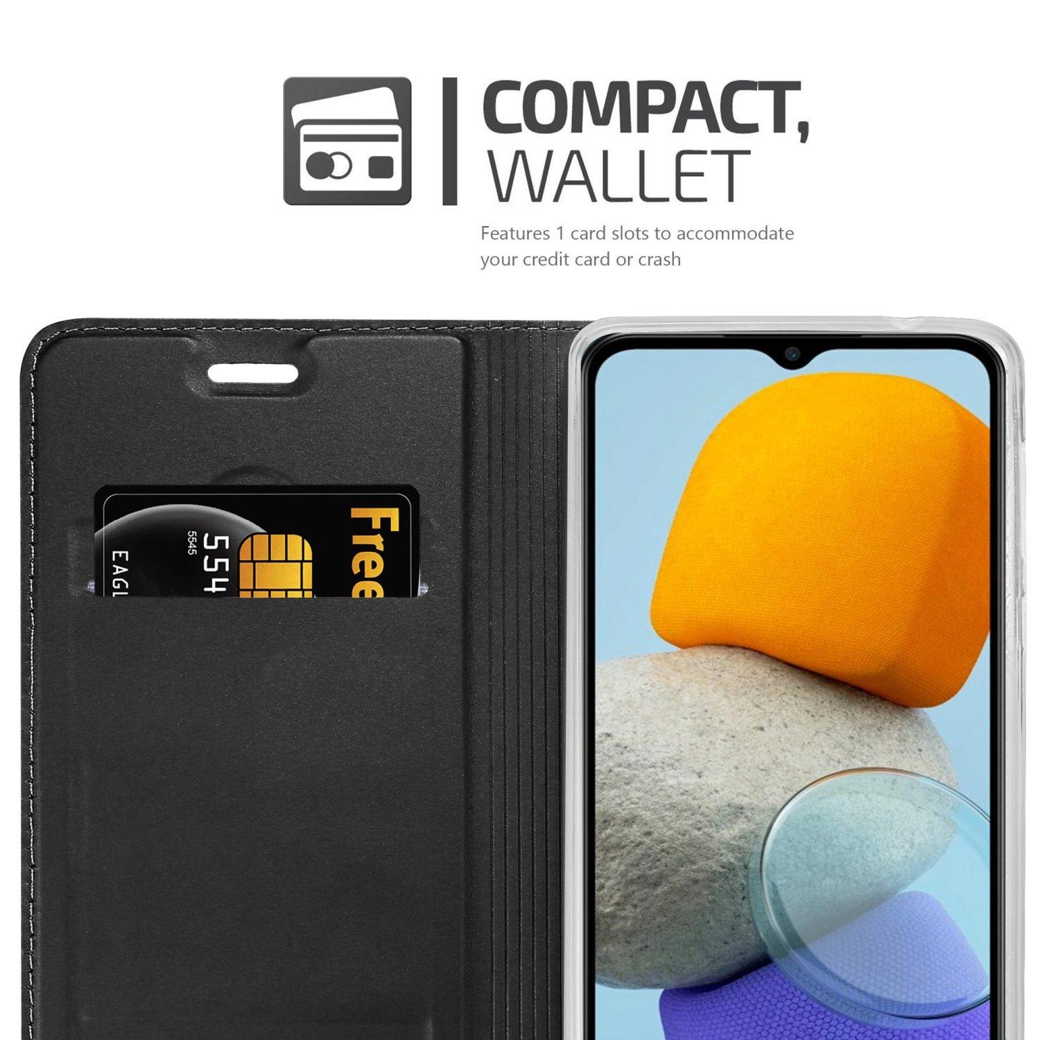 Cadorabo  Housse compatible avec Samsung Galaxy M23 5G - Coque de protection avec fermeture magnétique, fonction de support et compartiment pour carte 