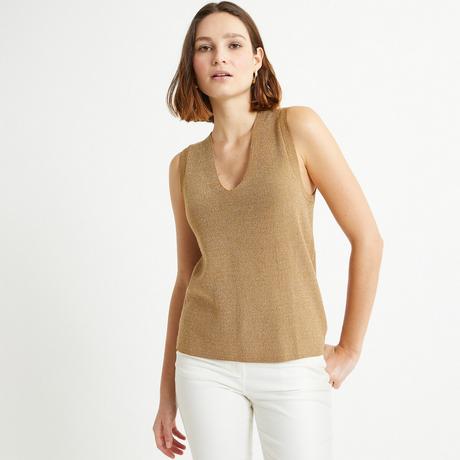 La Redoute Collections  Top mit V-Ausschnitt 