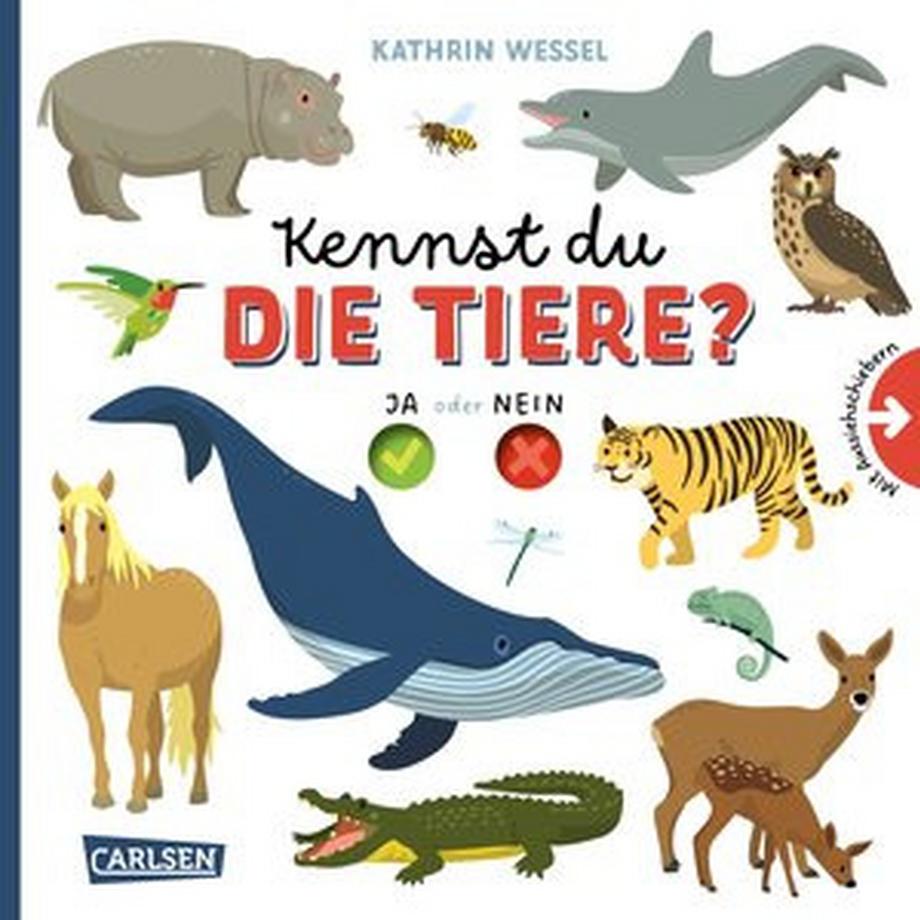 Kennst du die Tiere? Wessel, Kathrin (Illustrationen) Couverture rigide 