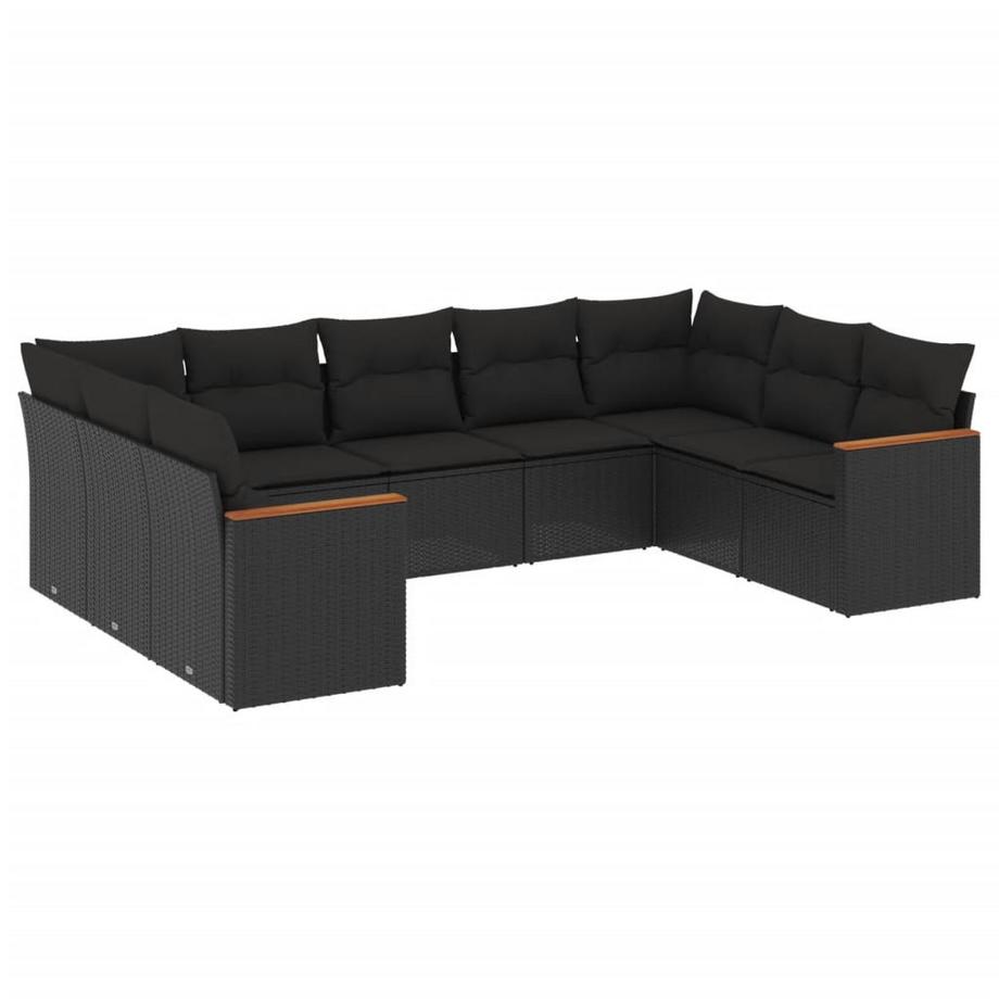 Ensemble de canapés de jardin rotin synthétique