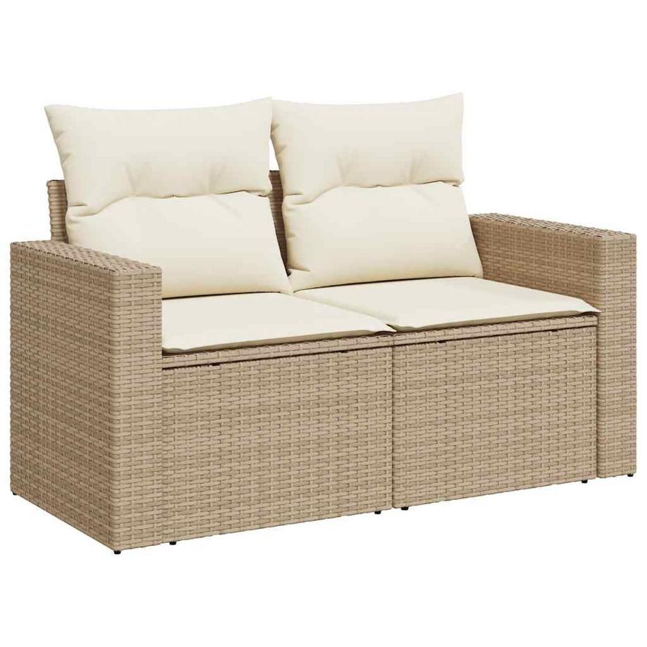 VidaXL set di divani da giardino Polirattan  