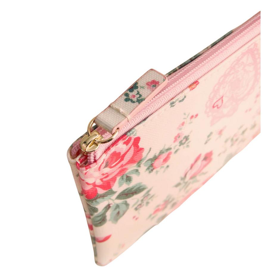 Cath Kidston Portafoglio Hackney Rose Floreale con Cerniera  