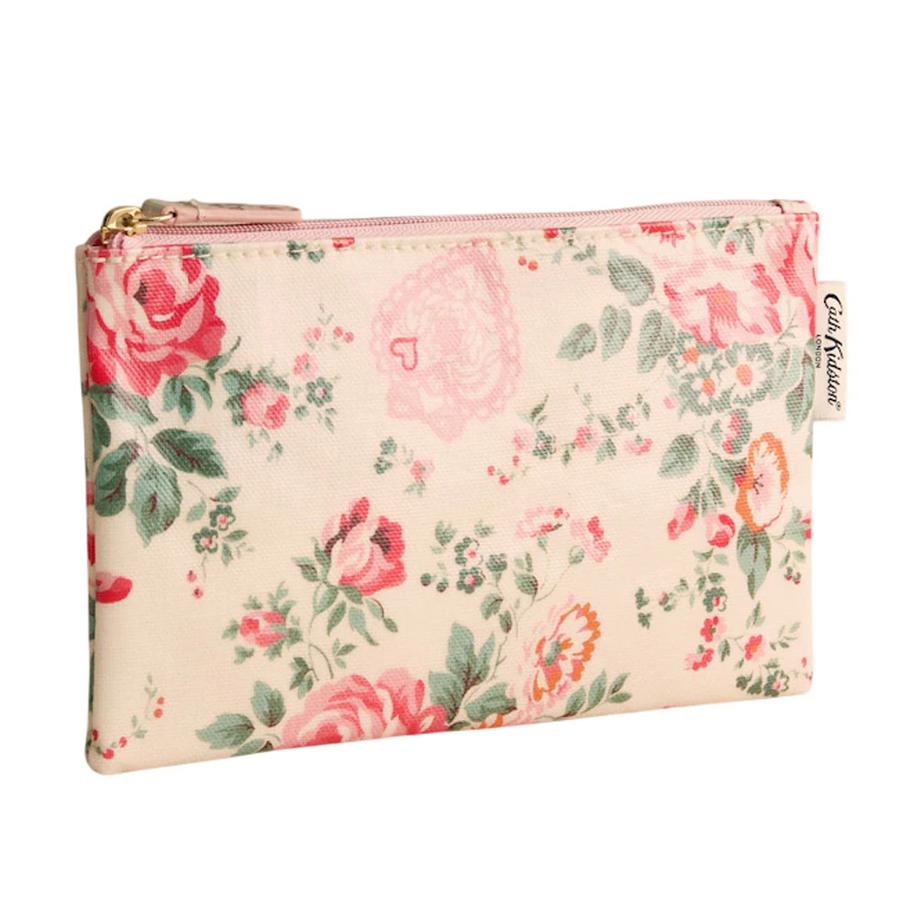 Cath Kidston Portafoglio Hackney Rose Floreale con Cerniera  