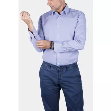Business-Hemd mit kleinen Gingham-Karos