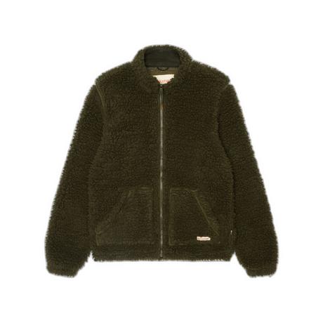 Revolution Kurze Plüschjacke mit großen Kängurutaschen  