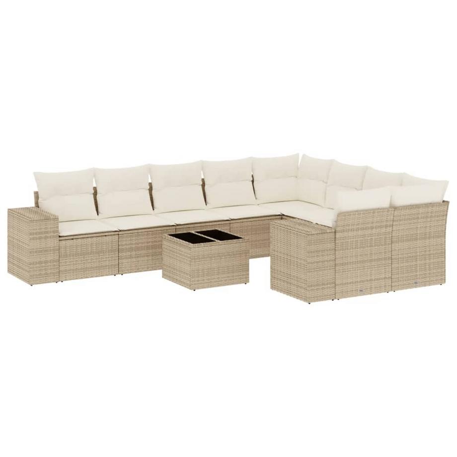 Ensemble de canapés de jardin rotin synthétique