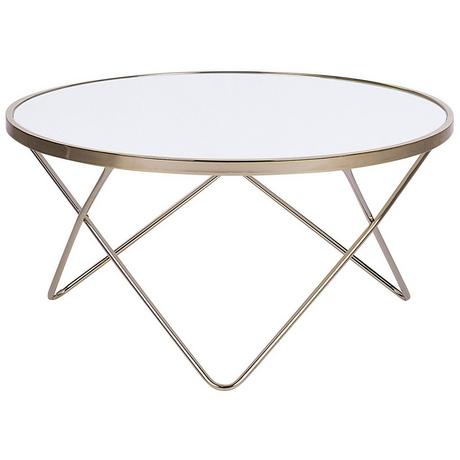 Beliani Table basse en Verre de sécurité Moderne MERIDIAN  