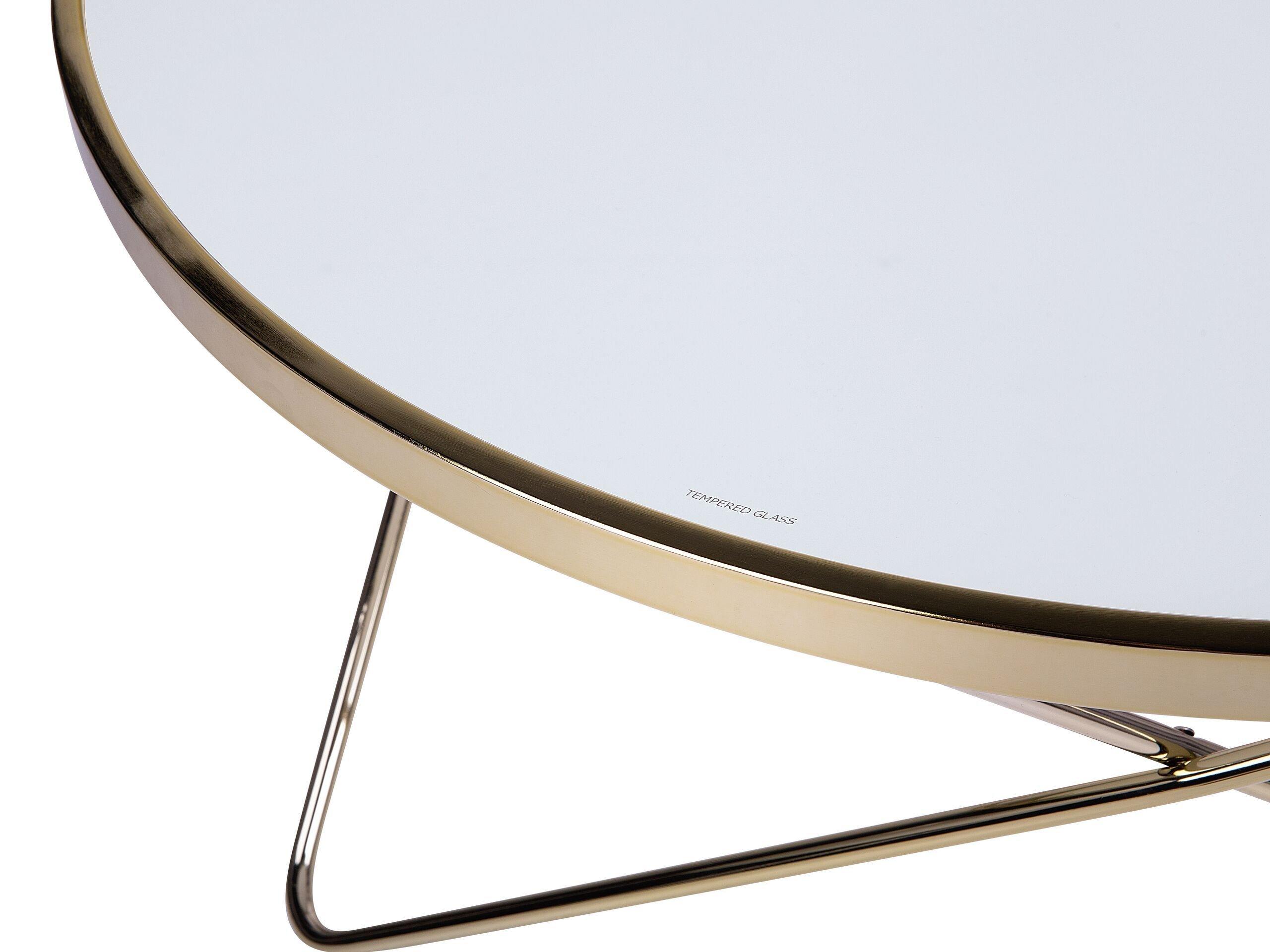 Beliani Table basse en Verre de sécurité Moderne MERIDIAN  