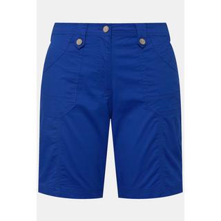 Ulla Popken  Cargo-Bermuda, Komfortbund, 4-Pocket-Schnitt 