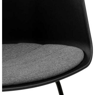 mutoni Fauteuil Sara gris noir  