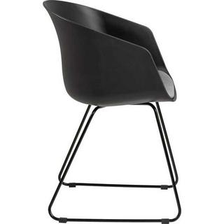 mutoni Fauteuil Sara gris noir  