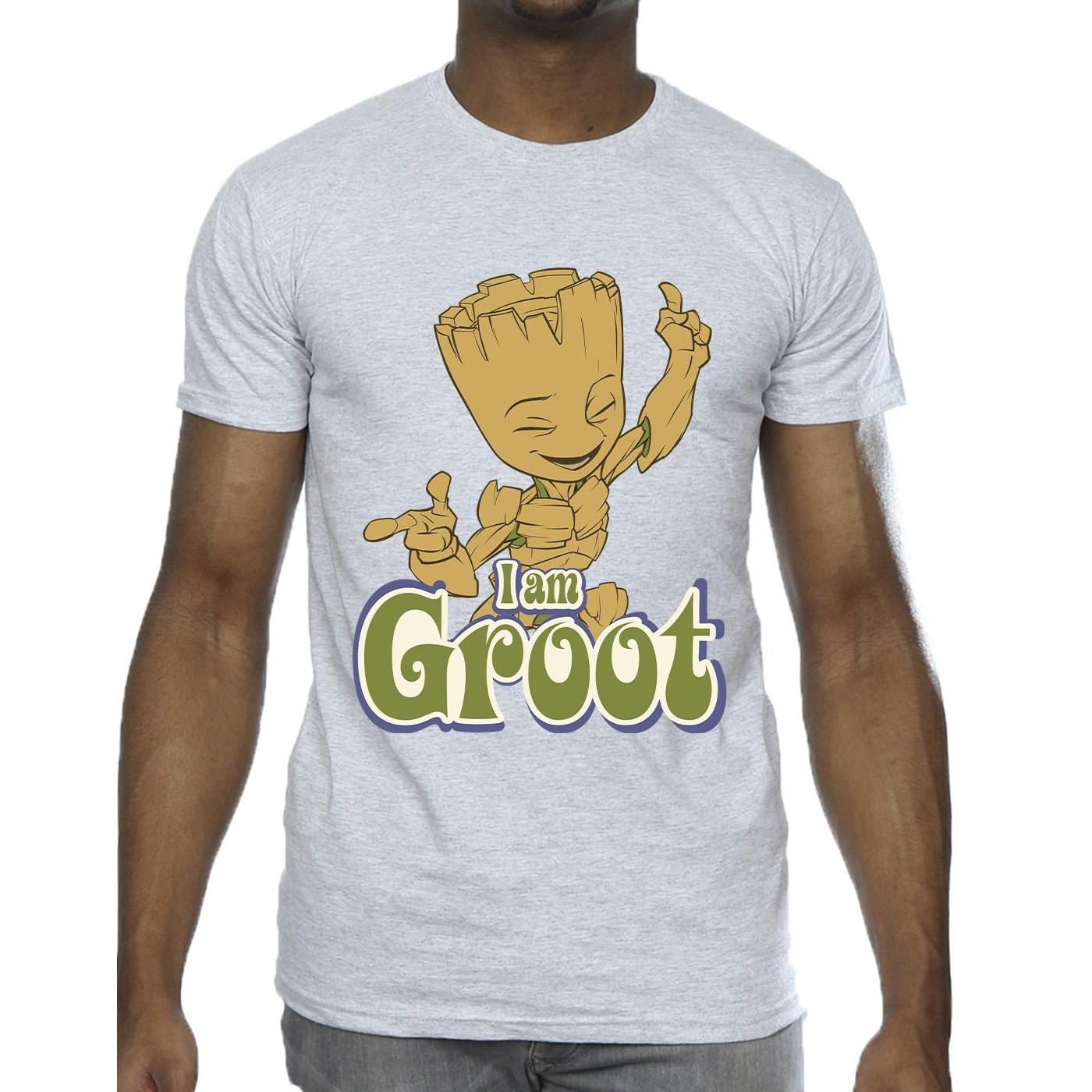 Guardians Of The Galaxy T-Shirt Stampa Grafica Groot  