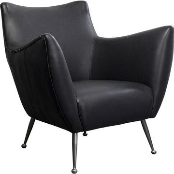 Fauteuil Goldfinger Smart cuir noir