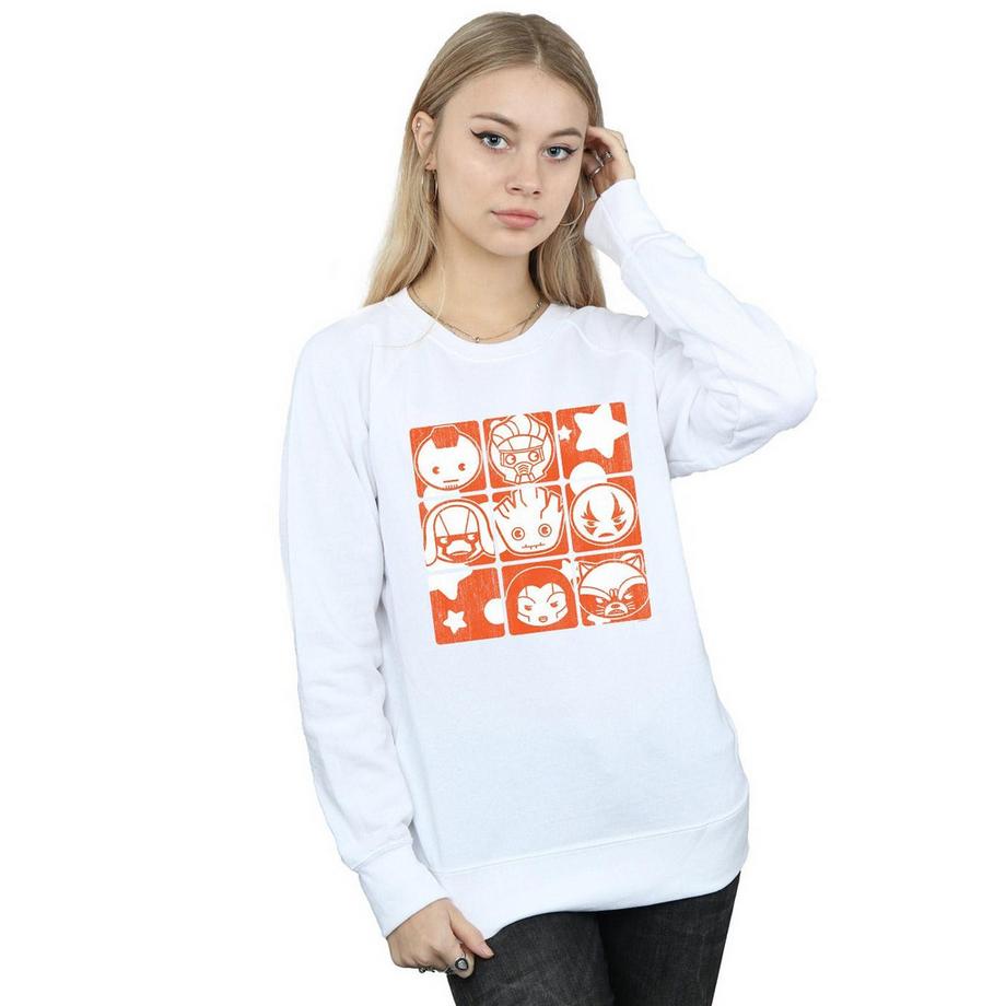 MARVEL Guardians Of The Galaxy Grafikdruck Sweatshirt  