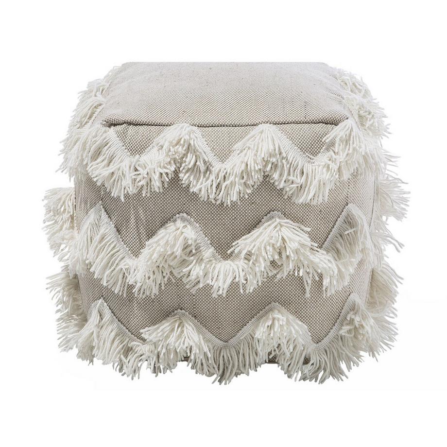Beliani Pouf en Cotone Boho NASHIK  