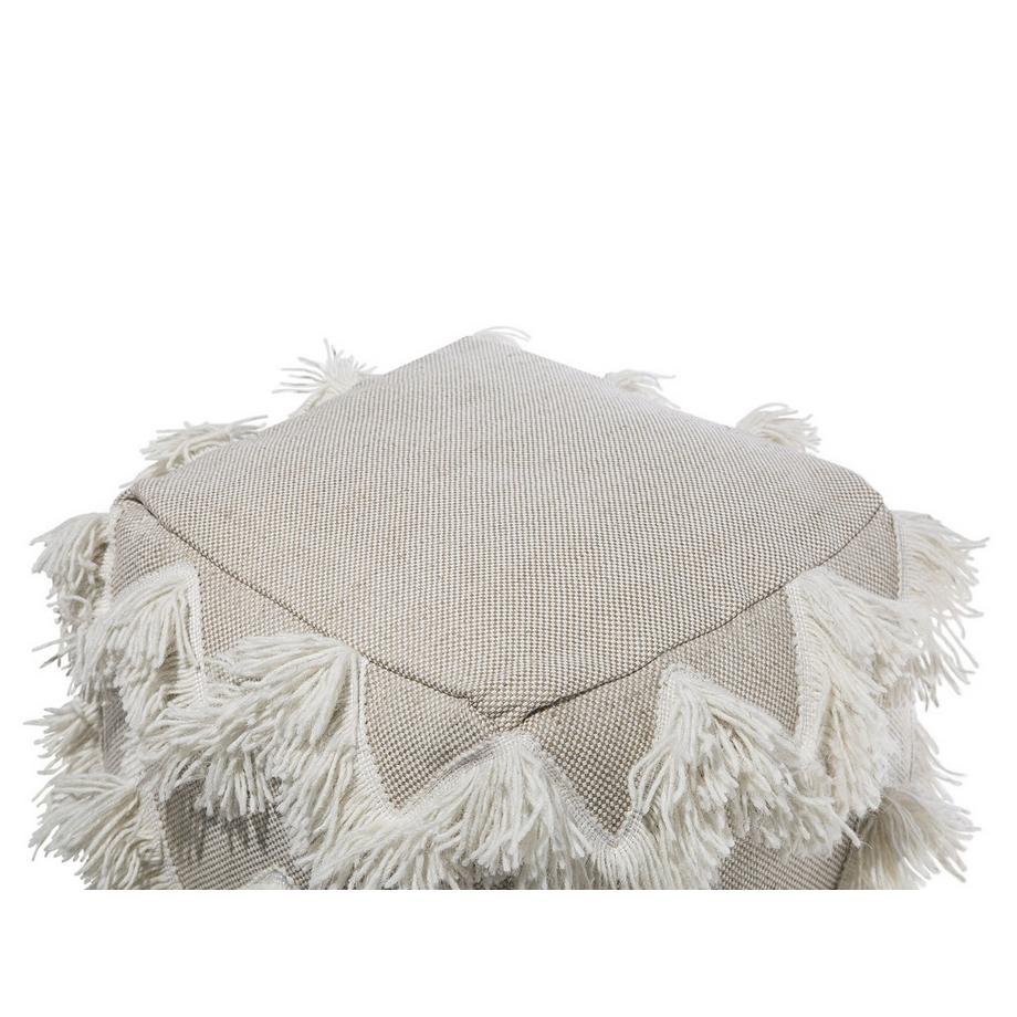Beliani Pouf en Cotone Boho NASHIK  