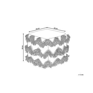 Beliani Pouf en Coton Boho NASHIK  