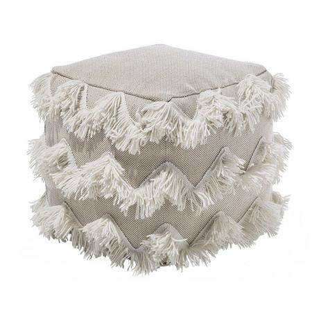 Beliani Pouf en Coton Boho NASHIK  
