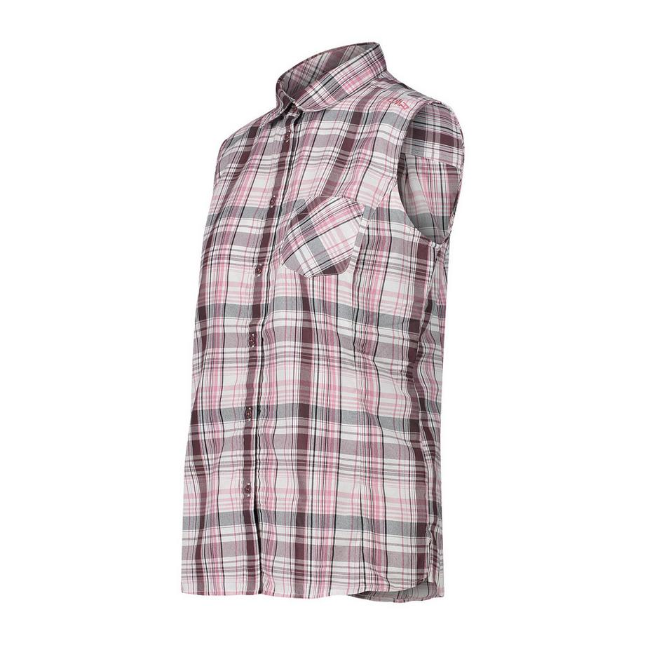 CMP Camicia Quadri Senza Maniche  