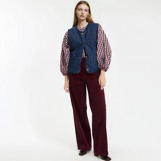 La Redoute Collections Wendbare gesteppte Denim Weste  