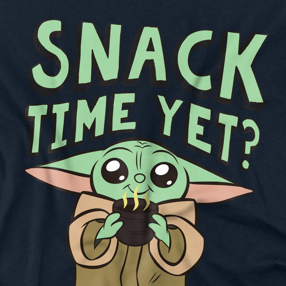 Star Wars: The Mandalorian  Snack Time Yet? Maglietta Grogu 