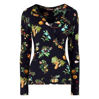 Joe Browns Top in jersey a portafoglio stampa fungo  