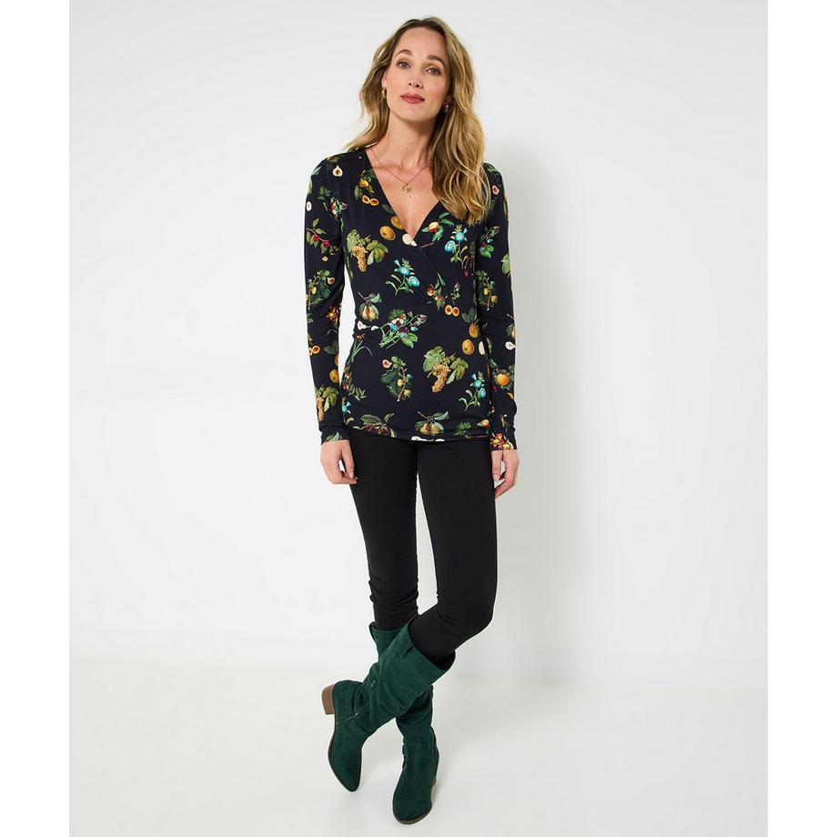 Joe Browns Haut cache-cœur en jersey imprimé champignons  